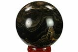 Polished Stromatolite (Greysonia) Sphere - Bolivia #134734-1